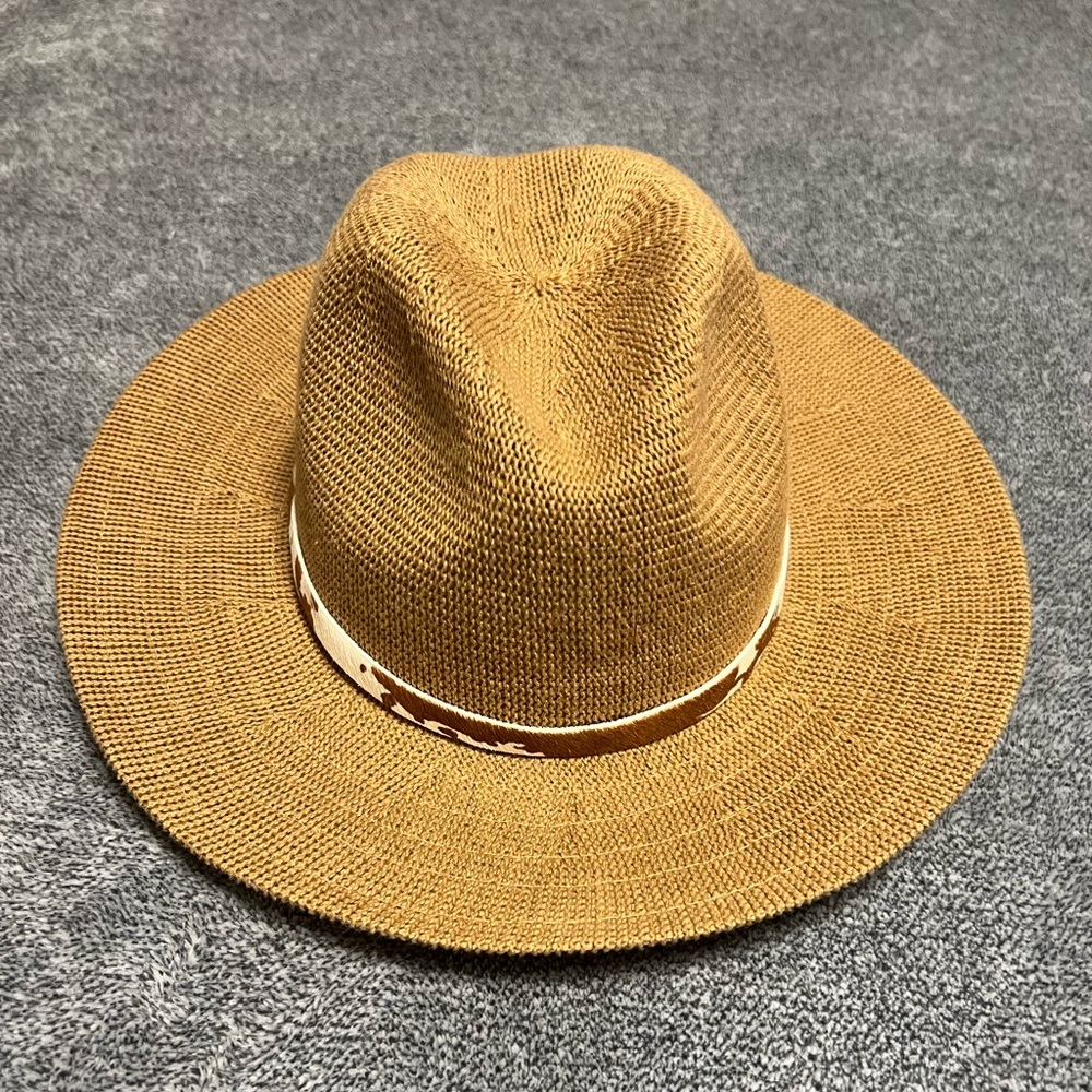 WYETH Open Weave Fedora Hat